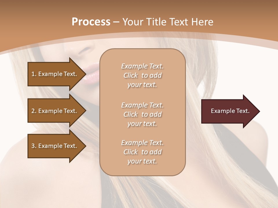 Close Up Vogue White PowerPoint Template