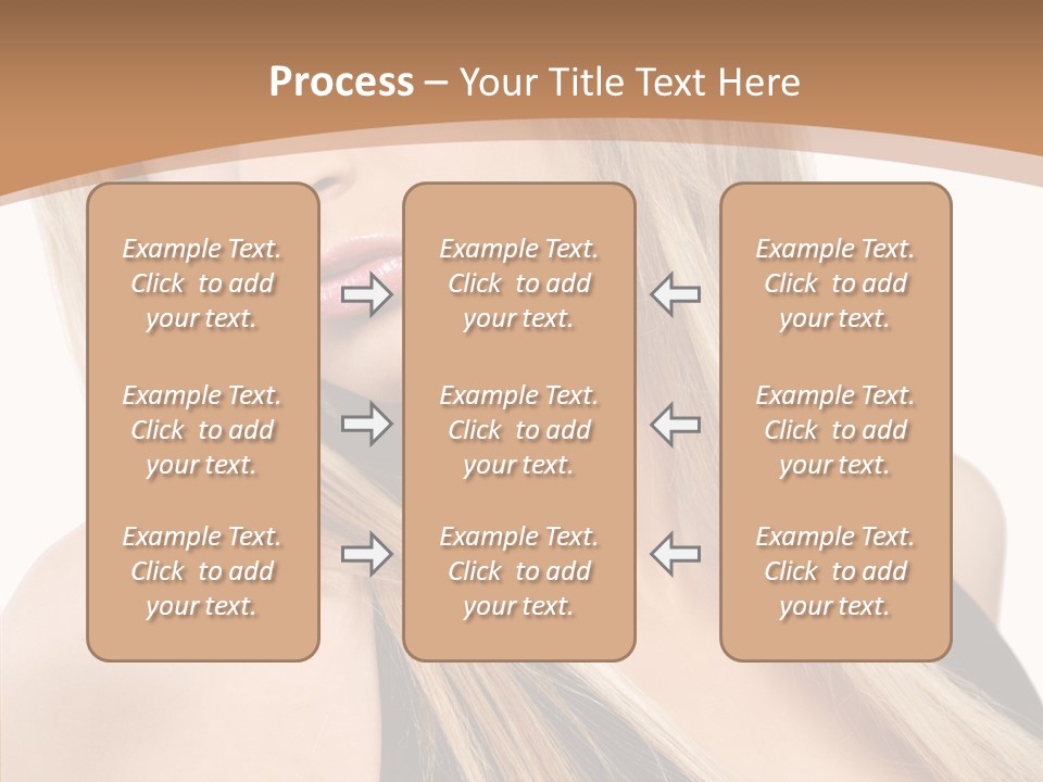 Close Up Vogue White PowerPoint Template