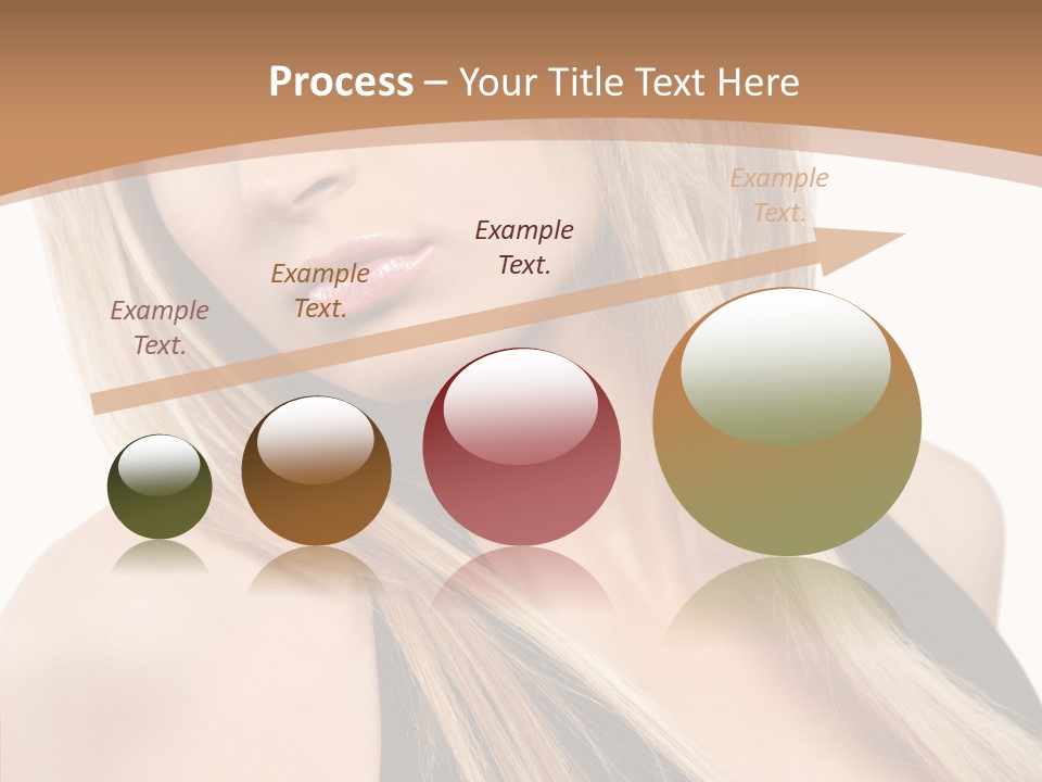 Close Up Vogue White PowerPoint Template