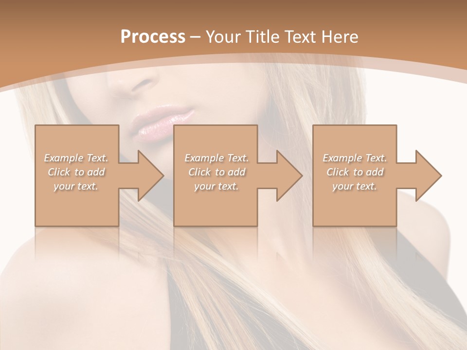 Close Up Vogue White PowerPoint Template
