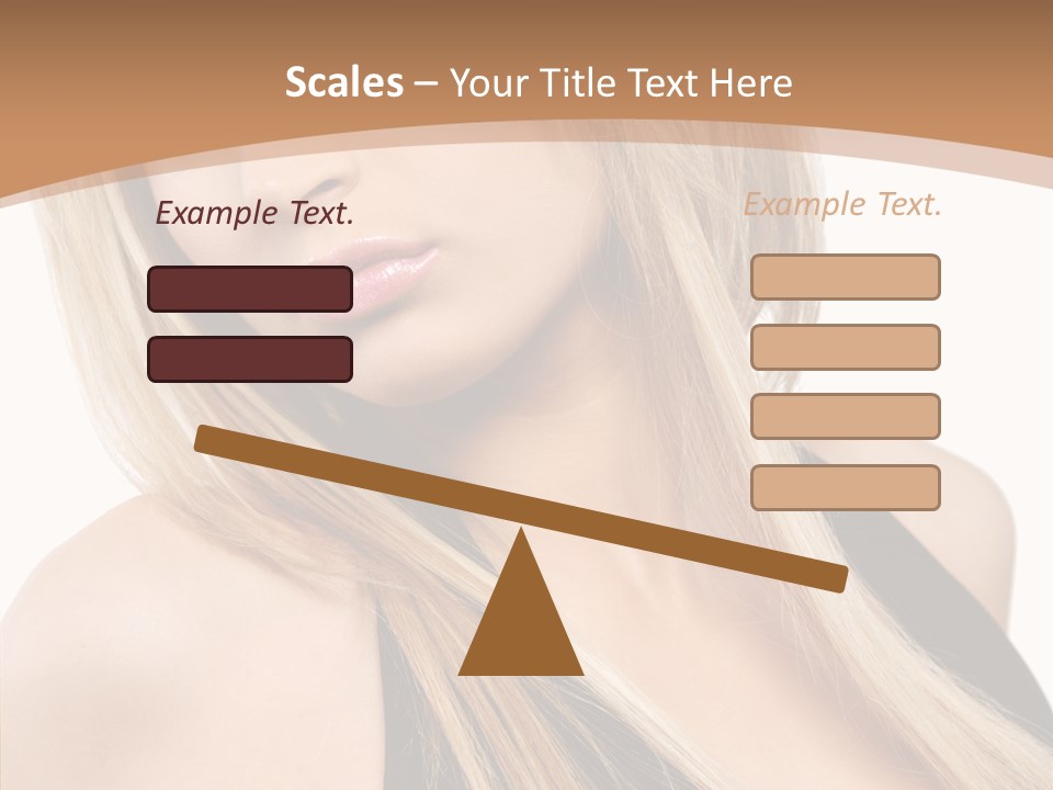 Close Up Vogue White PowerPoint Template