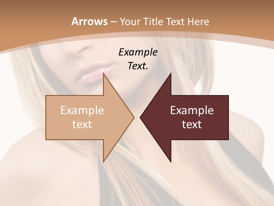Close Up Vogue White PowerPoint Template