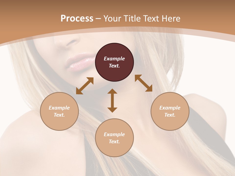 Close Up Vogue White PowerPoint Template
