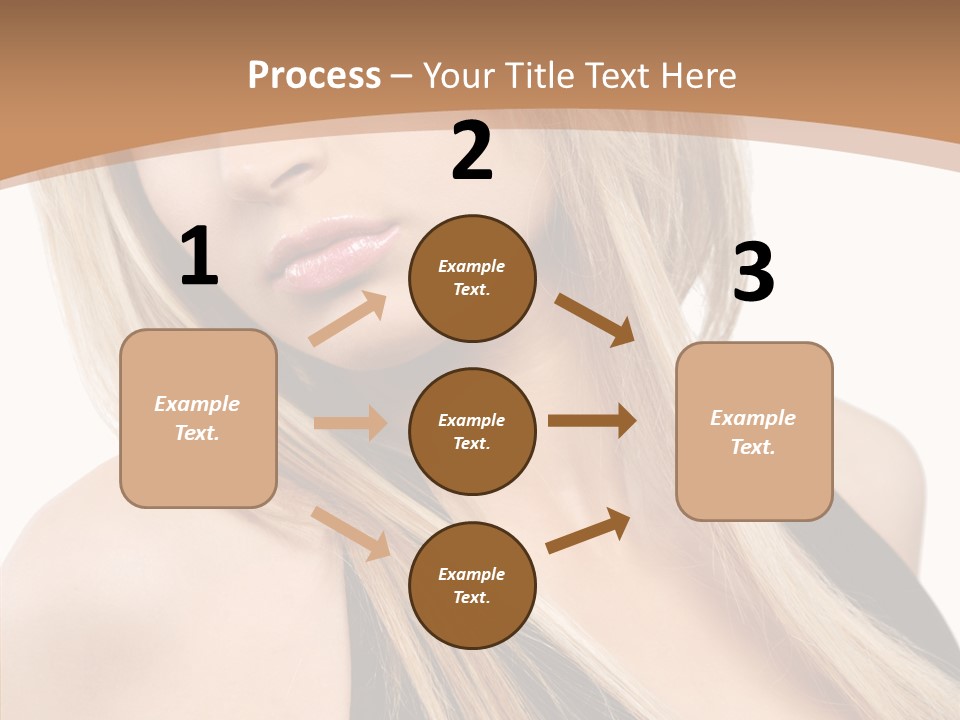 Close Up Vogue White PowerPoint Template