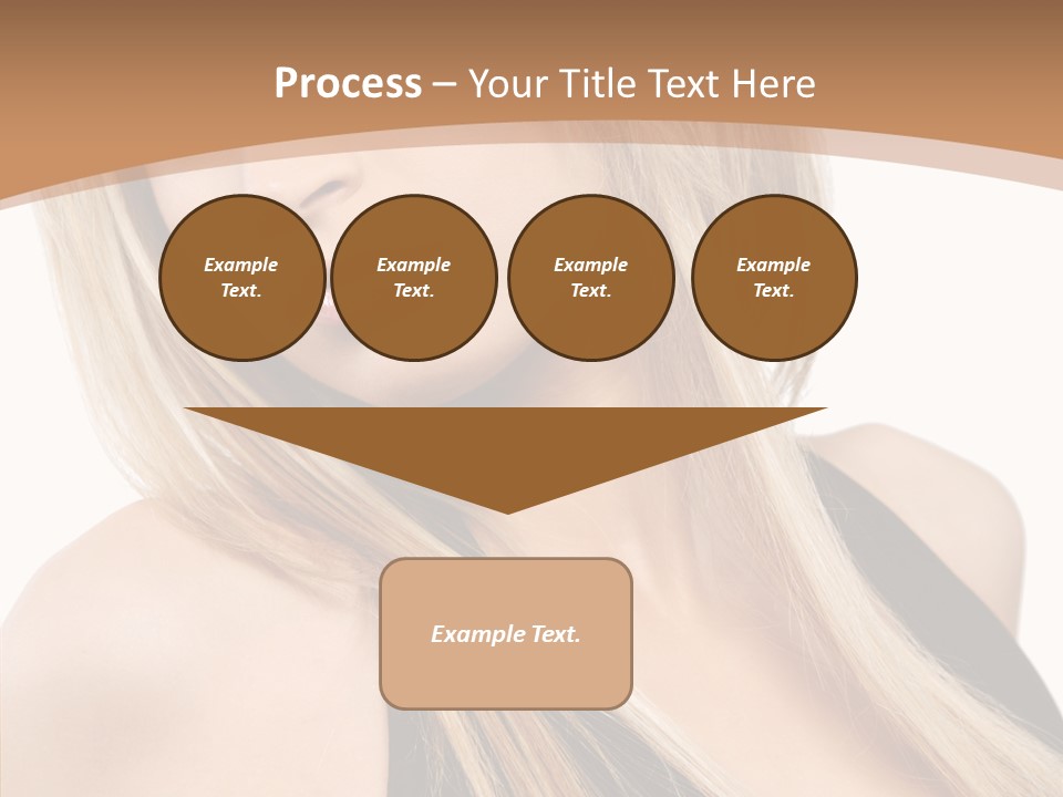 Close Up Vogue White PowerPoint Template