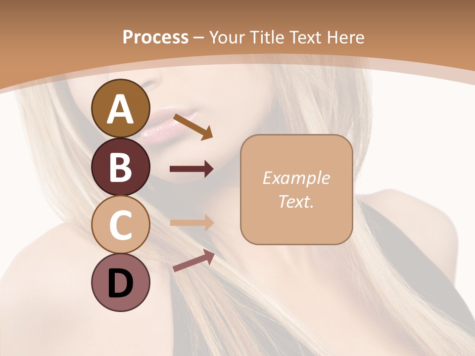 Close Up Vogue White PowerPoint Template