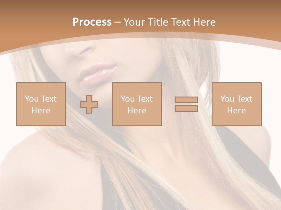Close Up Vogue White PowerPoint Template