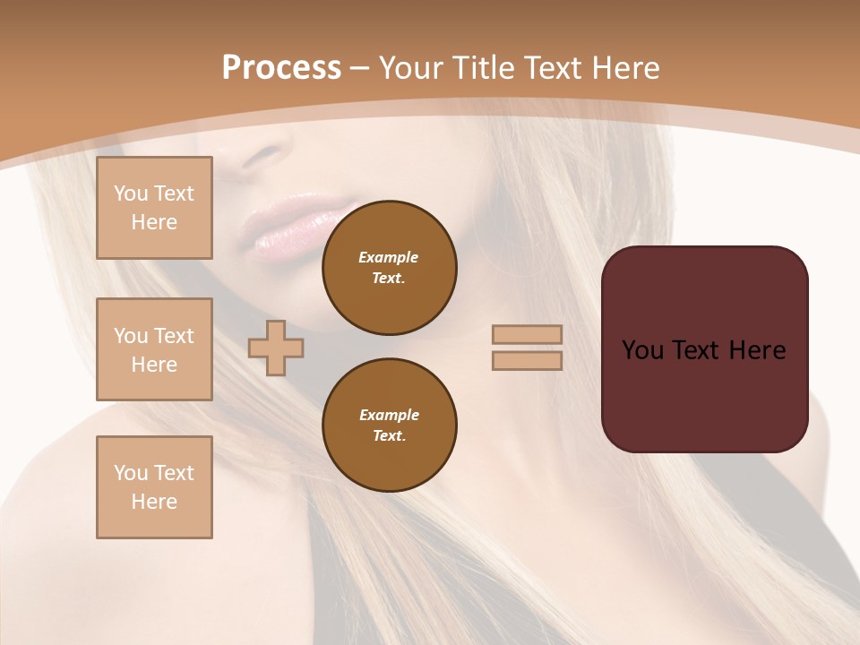 Close Up Vogue White PowerPoint Template