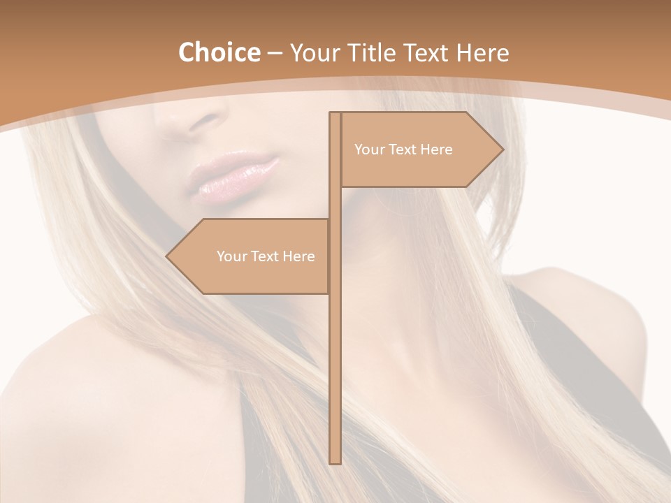Close Up Vogue White PowerPoint Template