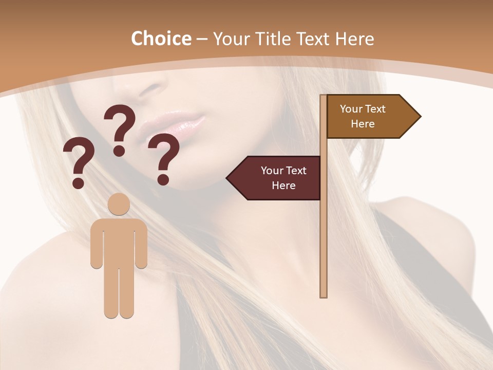 Close Up Vogue White PowerPoint Template