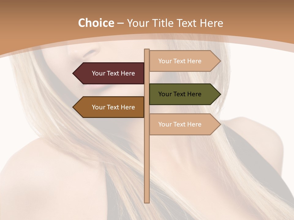 Close Up Vogue White PowerPoint Template