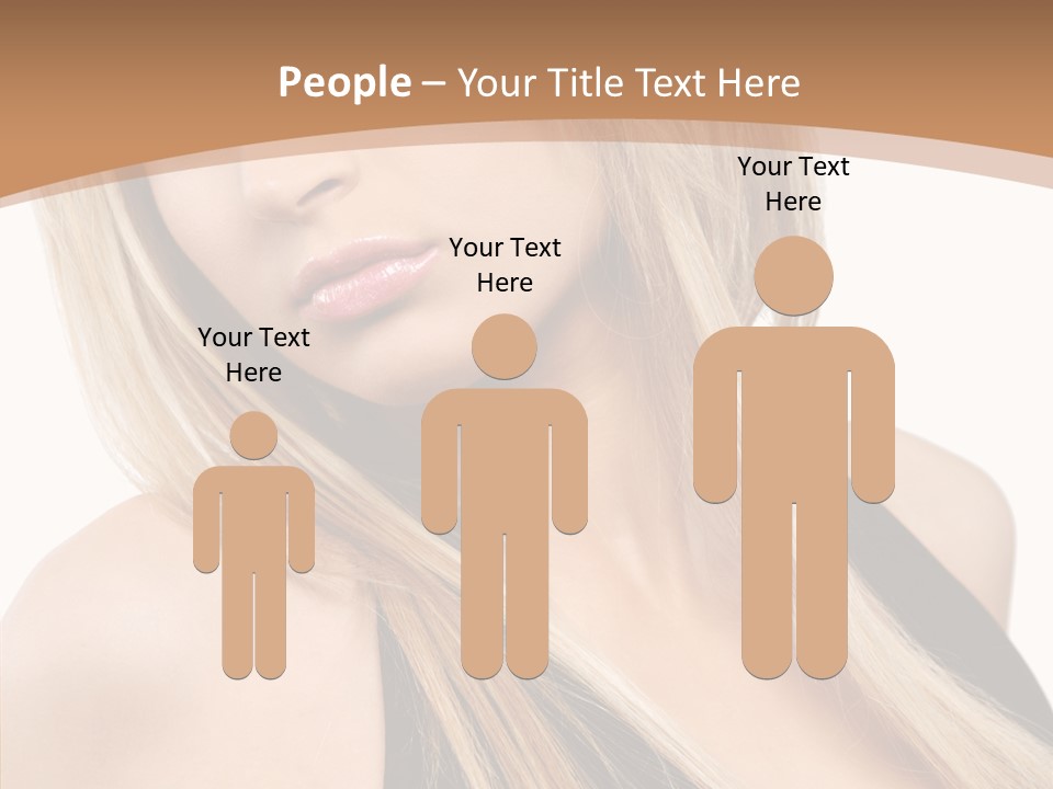 Close Up Vogue White PowerPoint Template