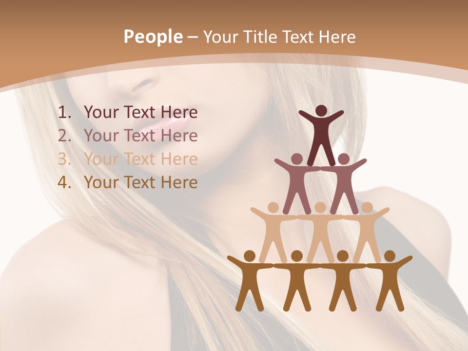 Close Up Vogue White PowerPoint Template