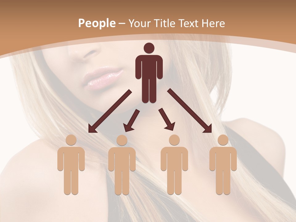 Close Up Vogue White PowerPoint Template