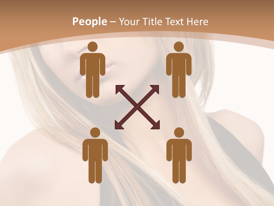 Close Up Vogue White PowerPoint Template