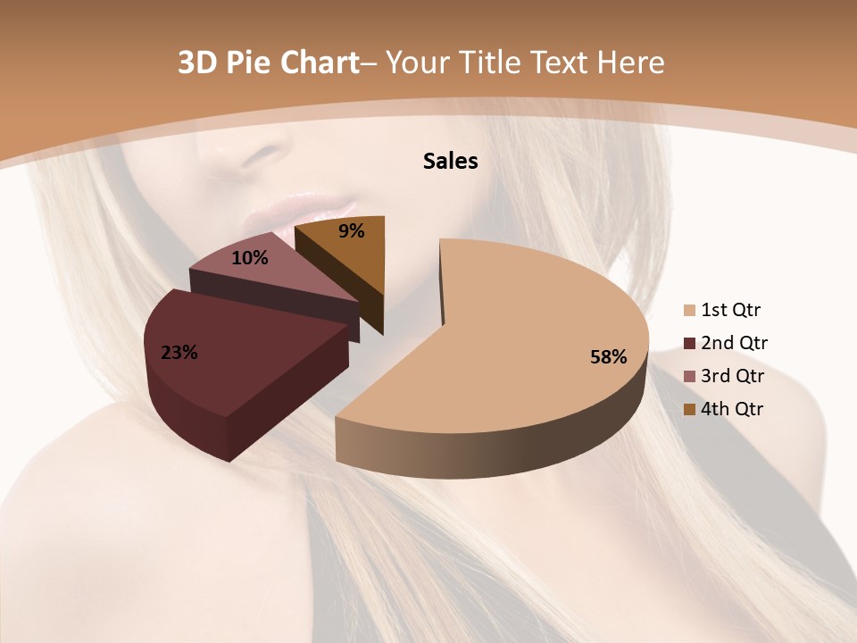 Close Up Vogue White PowerPoint Template