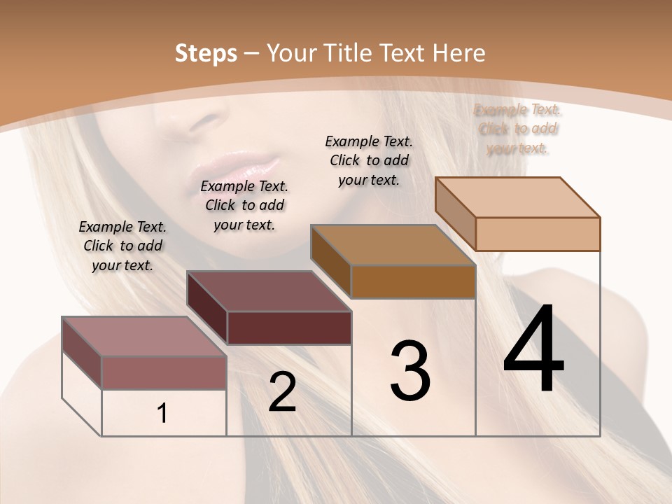 Close Up Vogue White PowerPoint Template