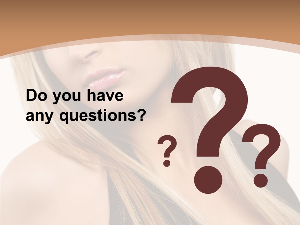 Close Up Vogue White PowerPoint Template