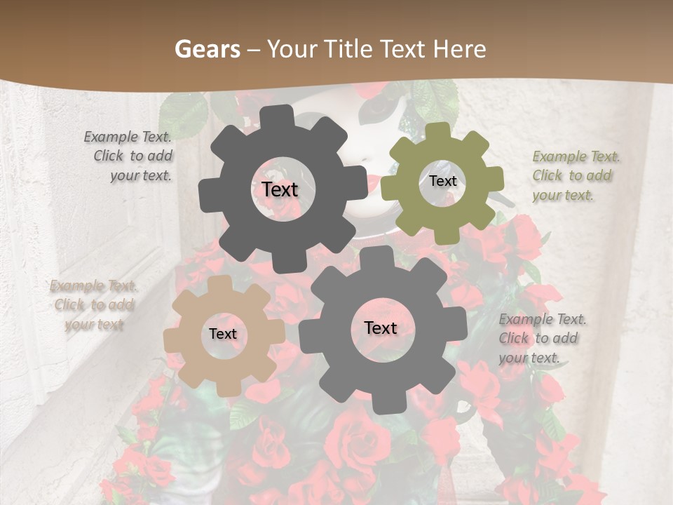 Makeup Masquerade Party PowerPoint Template