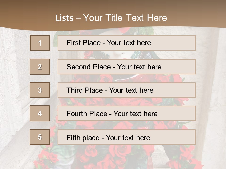 Makeup Masquerade Party PowerPoint Template