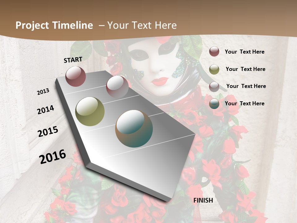 Makeup Masquerade Party PowerPoint Template