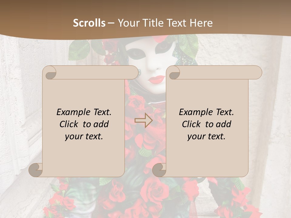 Makeup Masquerade Party PowerPoint Template