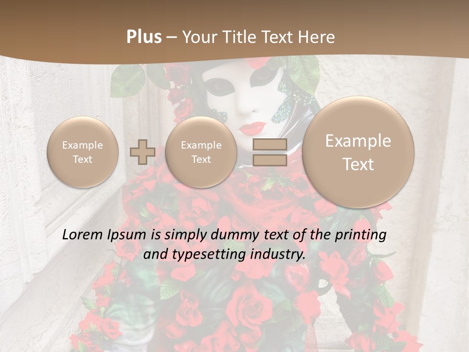 Makeup Masquerade Party PowerPoint Template