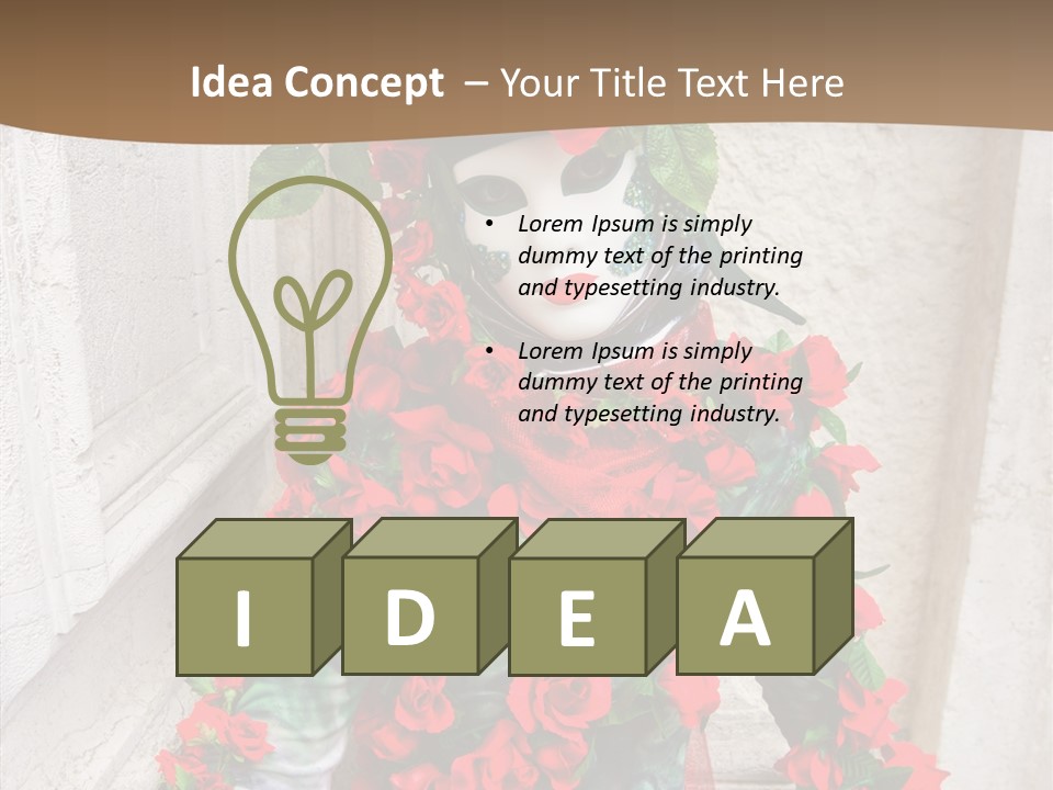 Makeup Masquerade Party PowerPoint Template