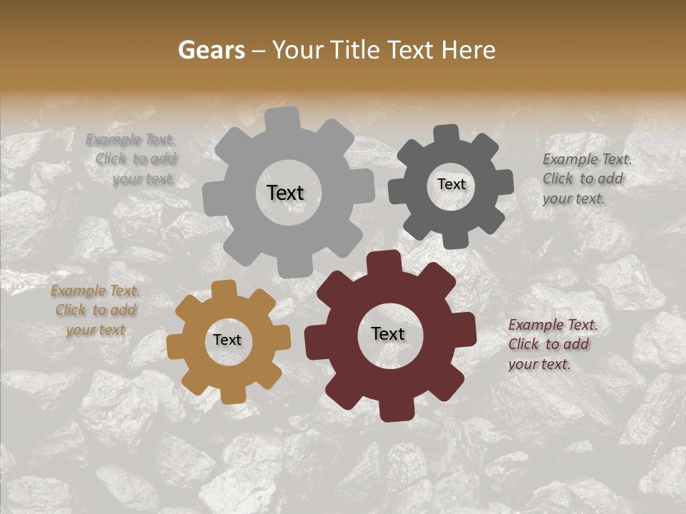 Mine Energy Power PowerPoint Template