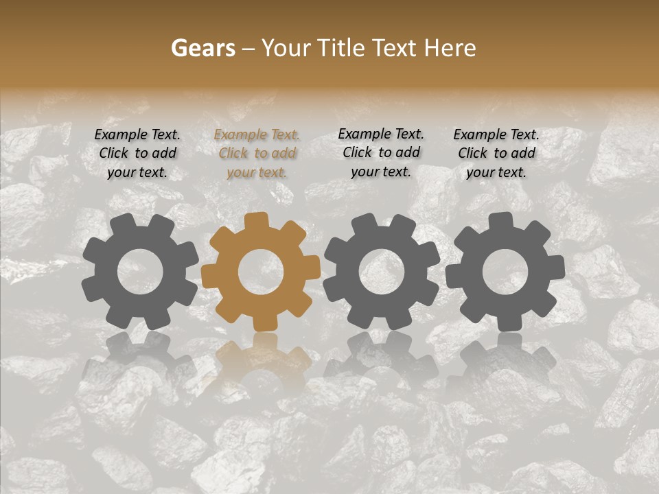 Mine Energy Power PowerPoint Template