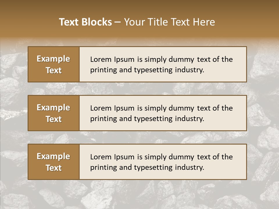 Mine Energy Power PowerPoint Template