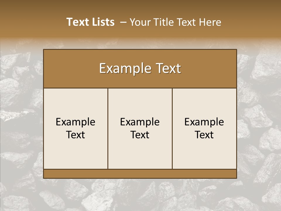 Mine Energy Power PowerPoint Template
