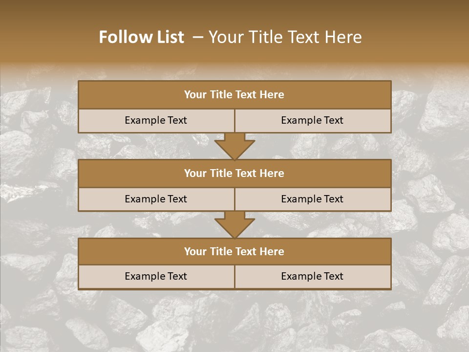 Mine Energy Power PowerPoint Template