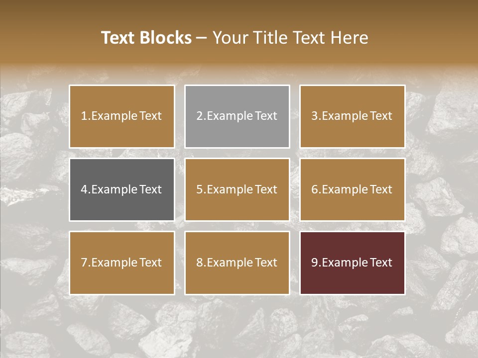 Mine Energy Power PowerPoint Template