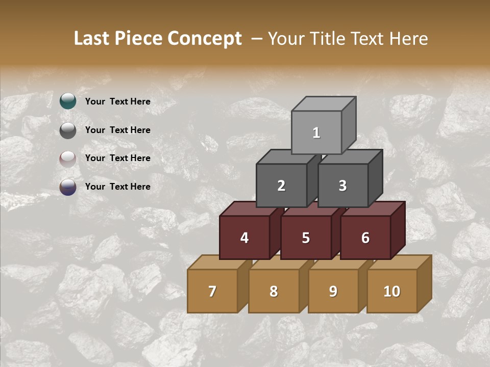 Mine Energy Power PowerPoint Template