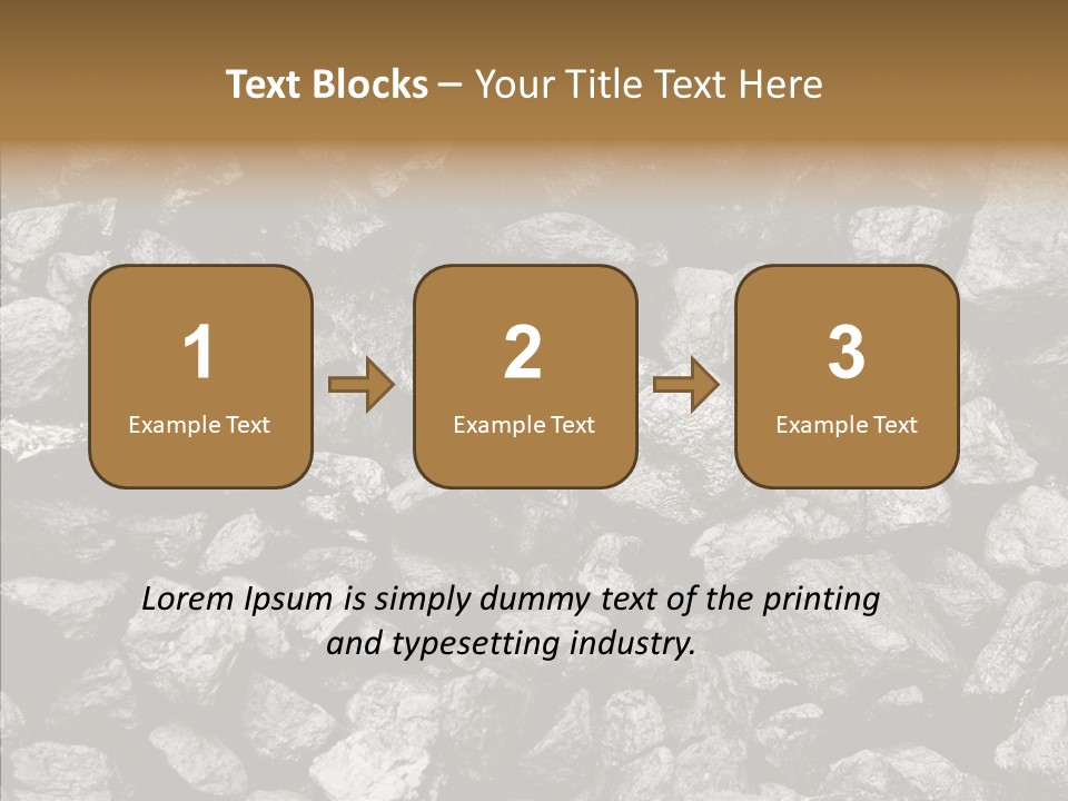 Mine Energy Power PowerPoint Template