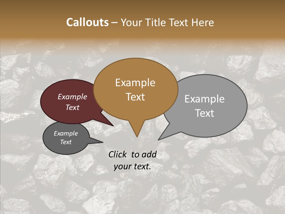 Mine Energy Power PowerPoint Template