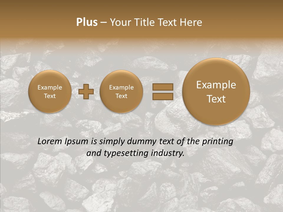 Mine Energy Power PowerPoint Template