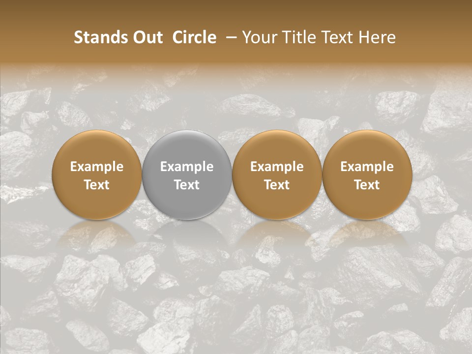 Mine Energy Power PowerPoint Template