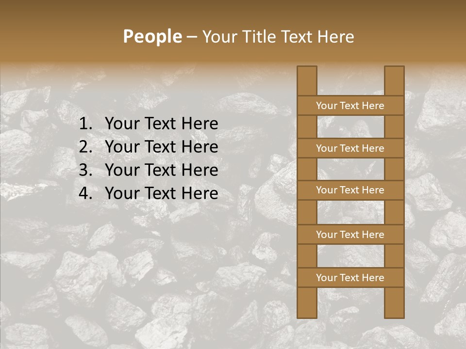 Mine Energy Power PowerPoint Template