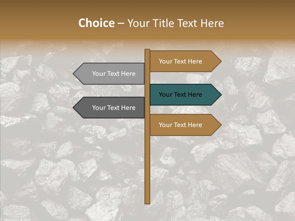 Mine Energy Power PowerPoint Template