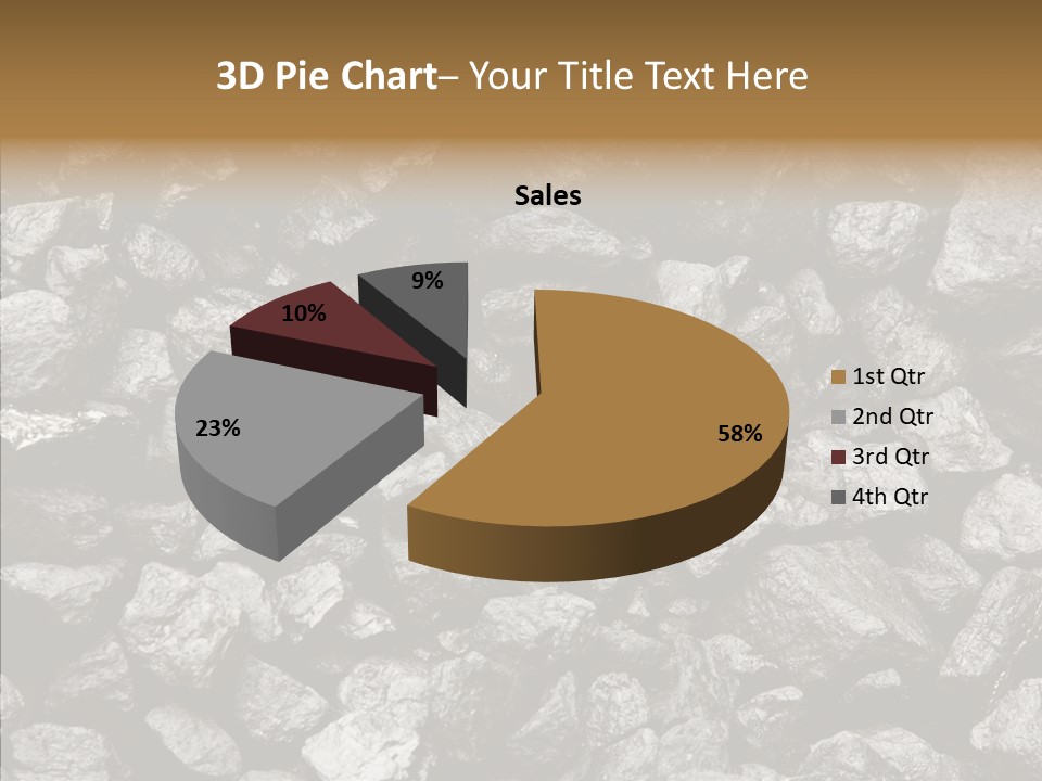 Mine Energy Power PowerPoint Template