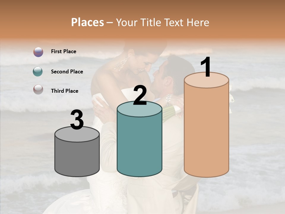 Groom Clear Waves PowerPoint Template