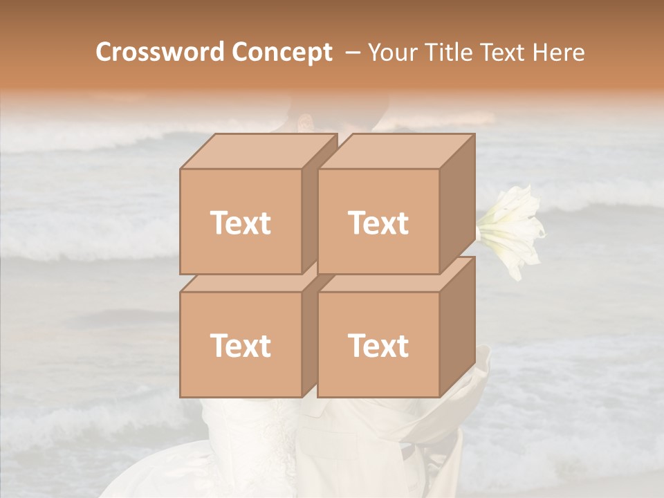 Groom Clear Waves PowerPoint Template