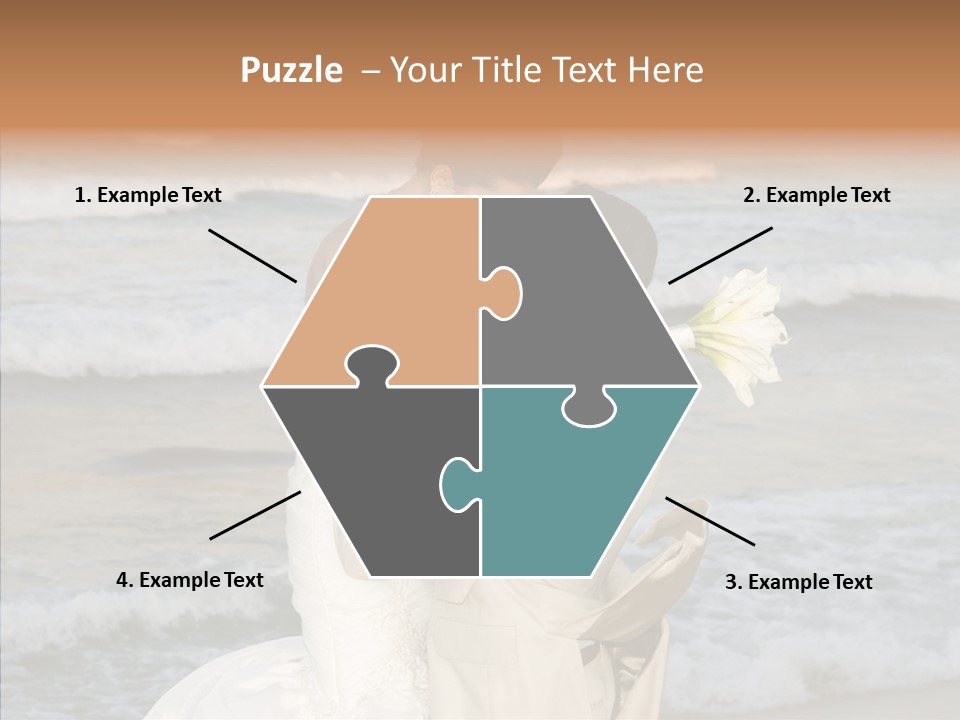 Groom Clear Waves PowerPoint Template