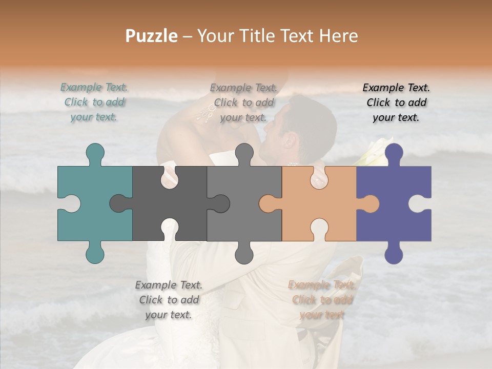 Groom Clear Waves PowerPoint Template