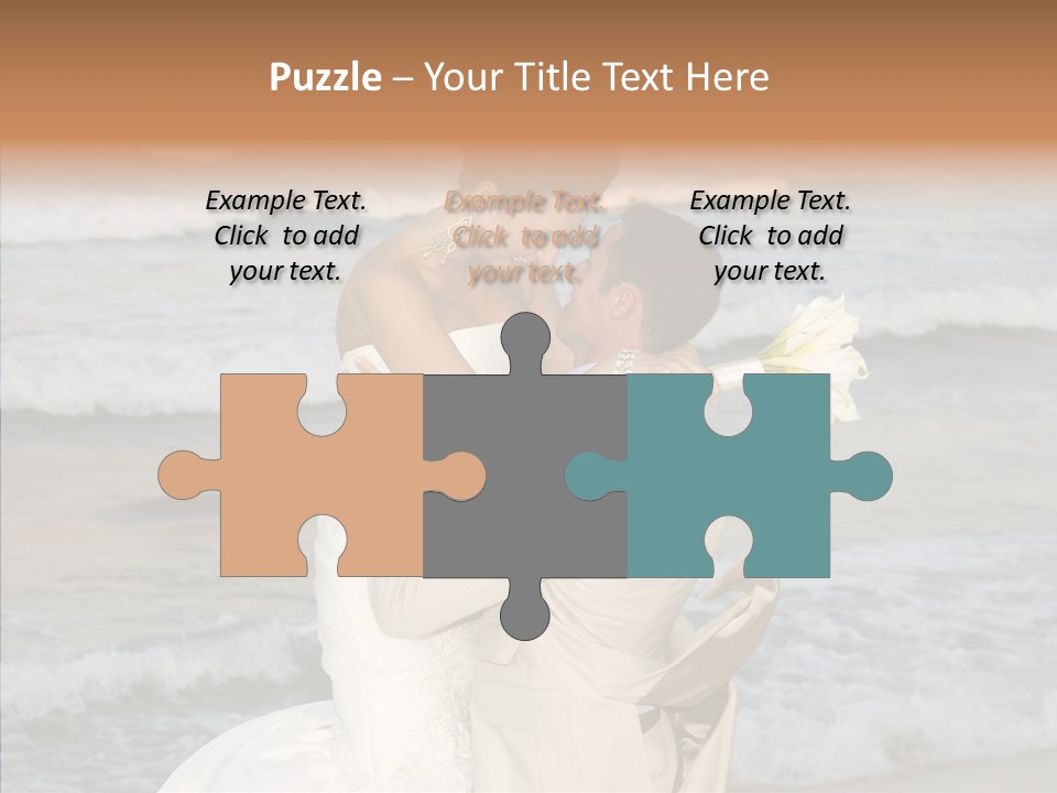 Groom Clear Waves PowerPoint Template