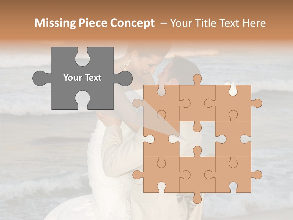 Groom Clear Waves PowerPoint Template