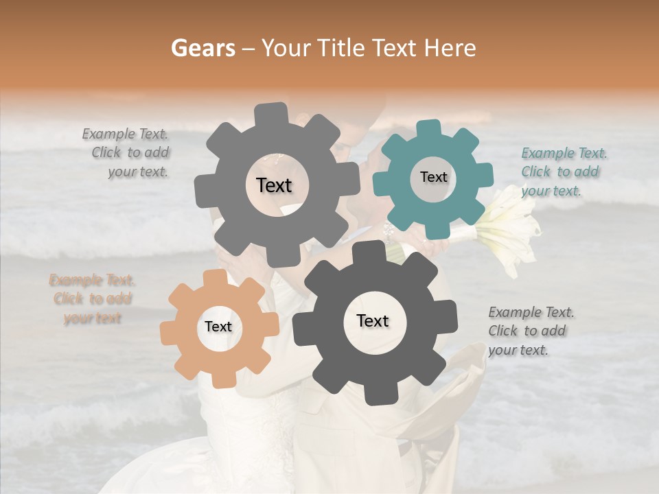 Groom Clear Waves PowerPoint Template