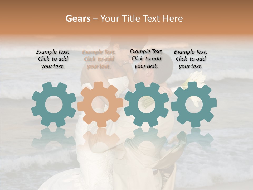 Groom Clear Waves PowerPoint Template
